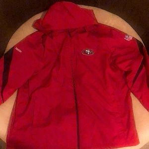 Reebok weather resistant 49ers coat